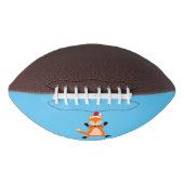 かわいいクリスマスキツネ アメリカンフットボール (正面)