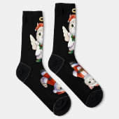 かわいいクリスマスキティのエンジェル ソックス (右)