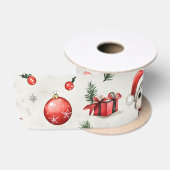 かわいいクリスマスキティサテンリボン サテンリボン (リール)