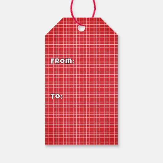 かわいいクリスマスキャットマンガおもしろいーことわざMeowy ギフトタグ (裏面)