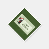 かわいいクリスマスキャット – ハッピーホリデーズナプキンス スタンダードカクテルナプキン (角)