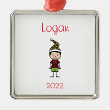 かわいいクリスマスキャラクターパーソナライズされたキッズ