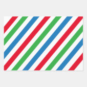 かわいいクリスマスキャラクターラッピング紙シート ラッピングペーパーシート (正面2)