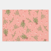 かわいいクリスマスキャンディカネミスタントークリスマス品種 ラッピングペーパーシート (正面2)