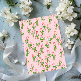 かわいいクリスマスキャンディケイン  ホリデー フラットカード