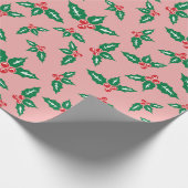 かわいいクリスマスギフトのための甘いミストリーシームレス ラッピングペーパー (角)