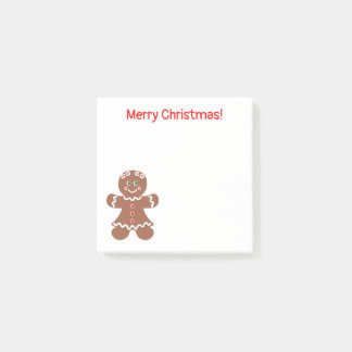 かわいいクリスマスギンジャーブレッドガール3 x 3ポスト- ポストイット