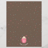 かわいいクリスマスクッキーカクテルパーティーフライヤー (裏面)