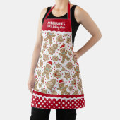 かわいいクリスマスクッキーベーキングクルーエプロン エプロン (インサイチュ)