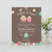 かわいいクリスマスクッキー交換パーティーチラシ (スタンド正面)