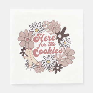 かわいいクリスマスクッキー交換パーティー スタンダードランチョンナプキン