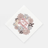 かわいいクリスマスクッキー交換パーティー スタンダードランチョンナプキン (角)