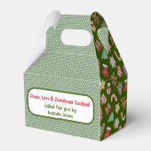 かわいいクリスマスクッキー フェイバーボックス (裏面サイド)