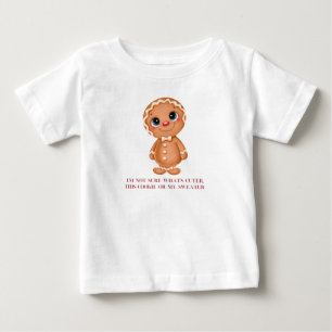 かわいいクリスマスクッキー ベビーTシャツ