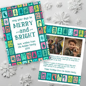 かわいいクリスマスグリッド オーダーメイド 2枚の写真 シーズンカード