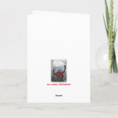 かわいいクリスマスグリーティングカード カード (裏面)