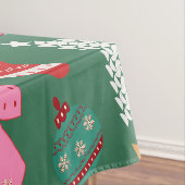 かわいいクリスマスグリーン テーブルクロス (インサイチュ)