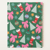 かわいいクリスマスグリーン プランナー手帳 (裏面)