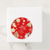 かわいいクリスマスコッキーのスイートトリートギフトタグ フェイバータグ (インサイチュ)