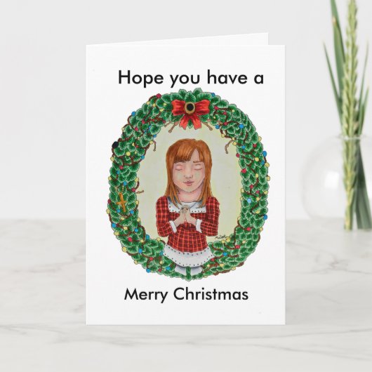 かわいいクリスマスコピックスケッチカード シーズンカード (正面)