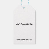 かわいいクリスマスコルギドッグ ギフトタグ (裏面)