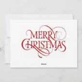 かわいいクリスマスゴールデンレトリバーフラットカード シーズンカード (裏面)