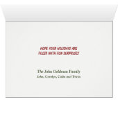 かわいいクリスマスサプライズCorgiギフトドッグ (内部横(下))