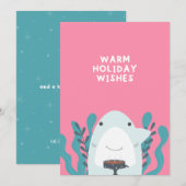 かわいいクリスマスサメ (正面/裏面)