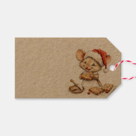 かわいいクリスマスシェフマウス ギフトタグ