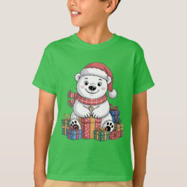 かわいいクリスマスシャ子供へツ Tシャツ