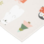 かわいいクリスマスシンボル テーブルクロス (アングル)