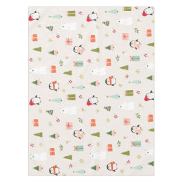 かわいいクリスマスシンボル テーブルクロス