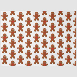 かわいいクリスマスジンガーブレッドボーイ 薄葉紙