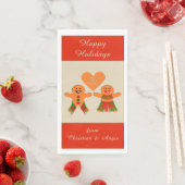 かわいいクリスマスジンジャーブレッドカスタムカップル (インサイチュ)