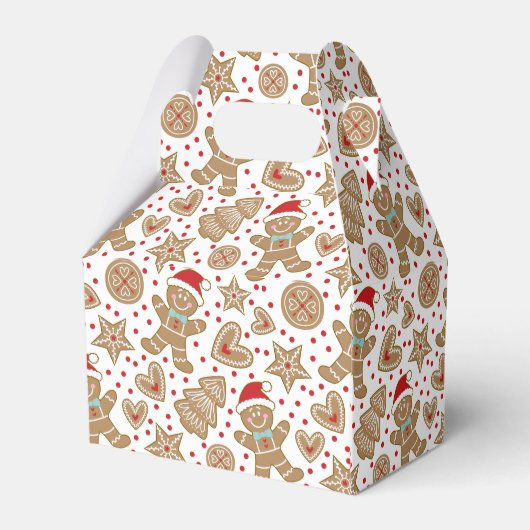 かわいいクリスマスジンジャーブレッド フェイバーボックス (裏面サイド)