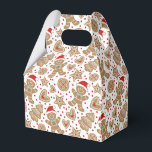 かわいいクリスマスジンジャーブレッド フェイバーボックス<br><div class="desc">可愛いクリスマスジンジャーブレッドマンのパタ飾ーンこのギフトボックス。クリスマスのクッキーやお菓子を渡すためにかわいい。Blackberry Boulevardによって設計。</div>