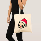 かわいいクリスマススカル トートバッグ (正面(商品))