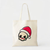 かわいいクリスマススカル トートバッグ (正面)