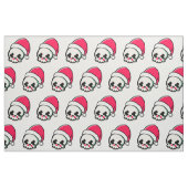 かわいいクリスマススカル ファブリック (ファットクウォーター)