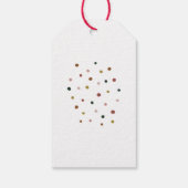 かわいいクリスマスストッキングギフトラベル ギフトタグ (裏面)