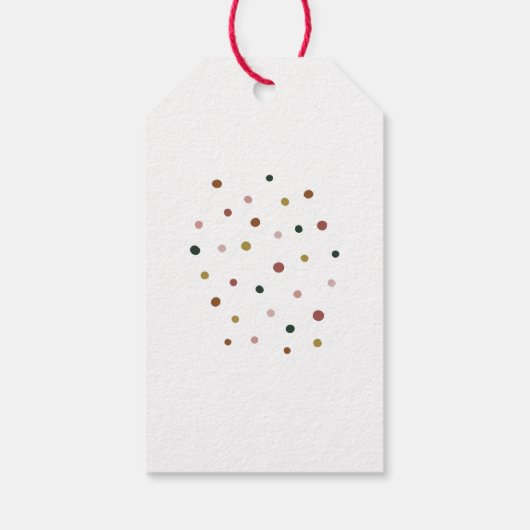 かわいいクリスマスストッキングギフトラベル ギフトタグ (裏面)