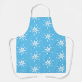 かわいいクリスマススノーフレークホリデークリスマス エプロン (正面)