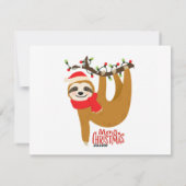 かわいいクリスマススロー シーズンカード (裏面)