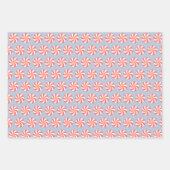 かわいいクリスマスセーター包装紙セット3 ラッピングペーパーシート (正面2)