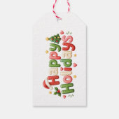 かわいいクリスマスタグ ギフトタグ (裏面)