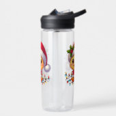 かわいいクリスマスダック漫画Santa-68362 ウォーターボトル (左面)