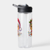 かわいいクリスマスダック漫画Santa-68362 ウォーターボトル (右面)