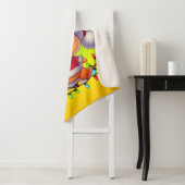 かわいいクリスマスダック漫画Santa-68362 シェルパブランケット (インサイチュ)