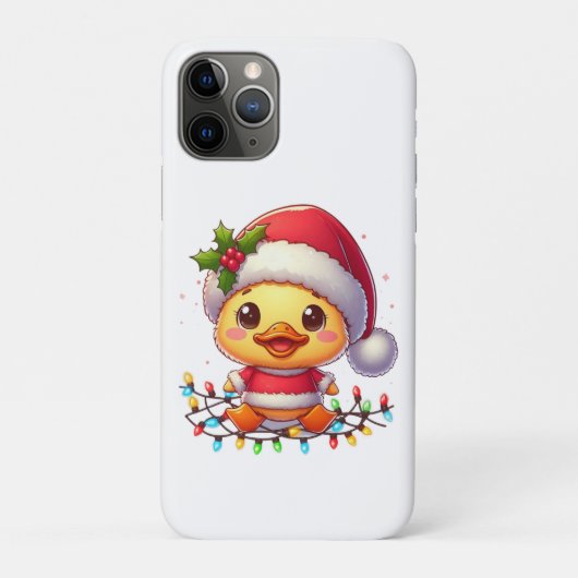 かわいいクリスマスダック漫画Santa-68362 Case-Mate iPhoneケース (裏)