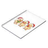かわいいクリスマスダック | フェスティブホリデー ノートブック (左側)